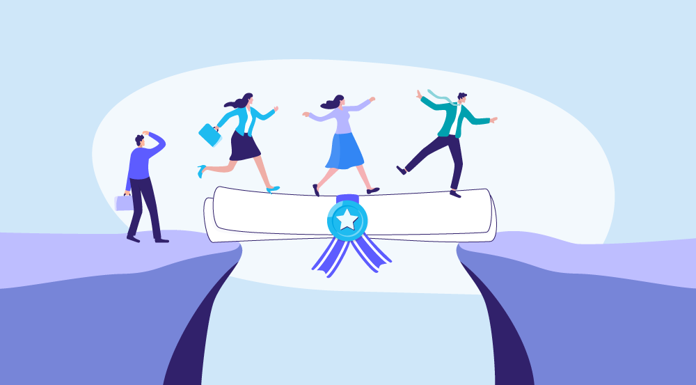 A conceptual idea of best HR analytics certifications.