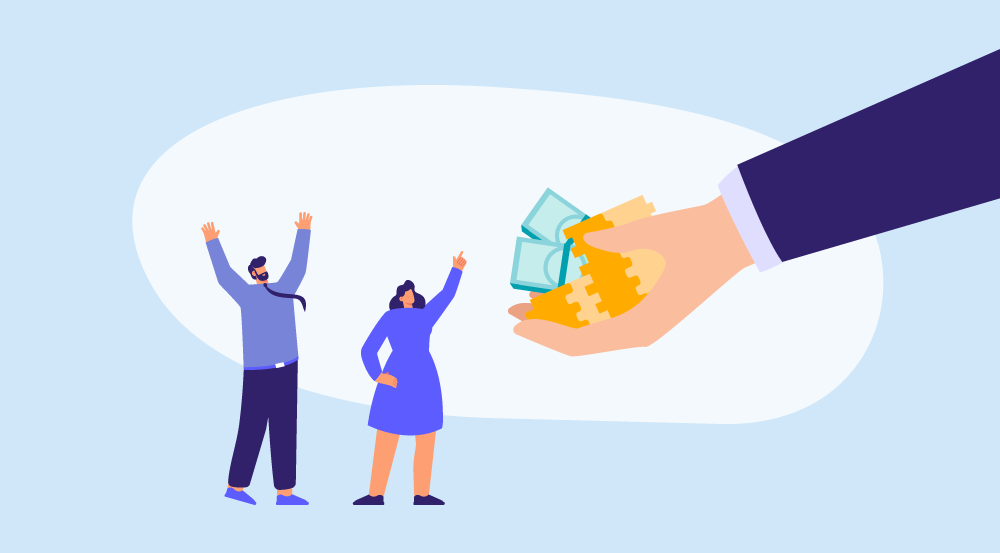 A conceptual representation of incentive compensation.