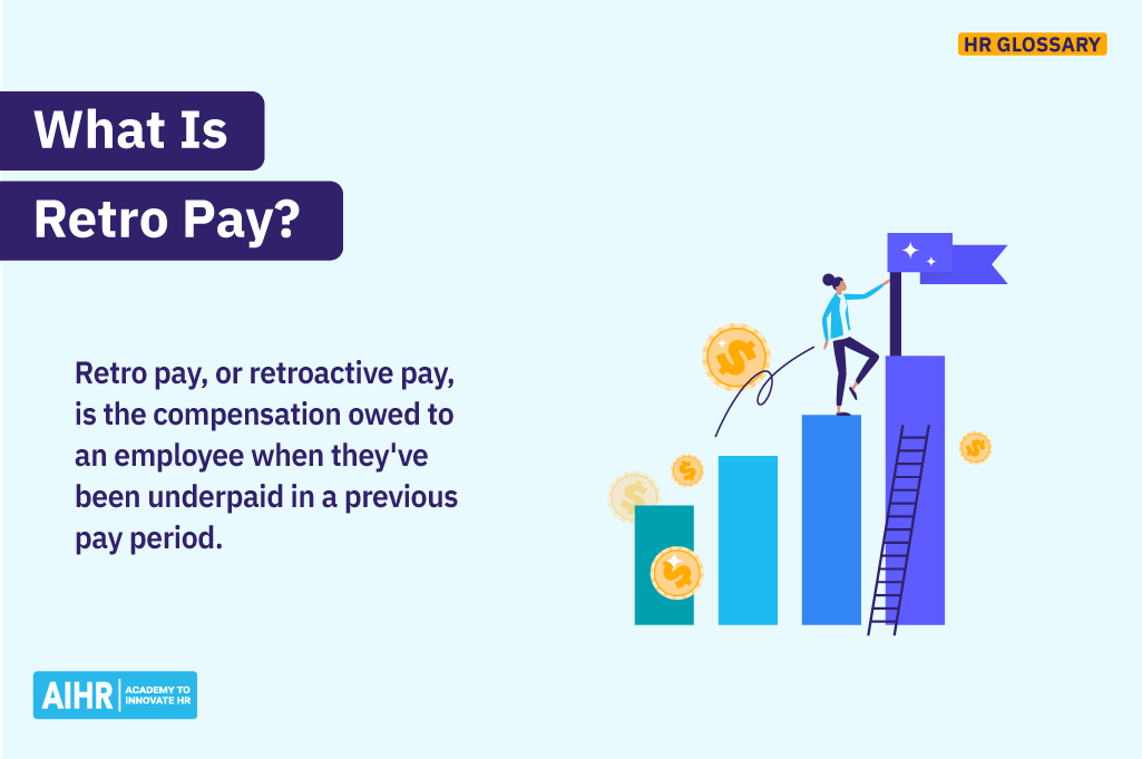 Definition of the term "retro pay."